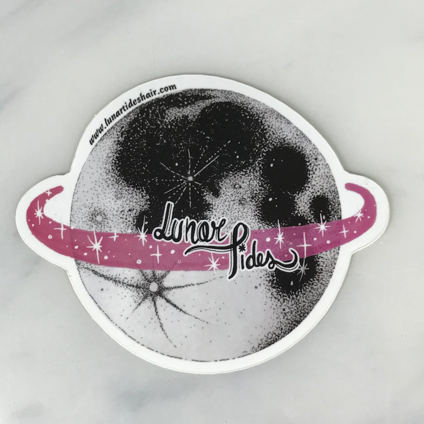 Pink Moon Sticker