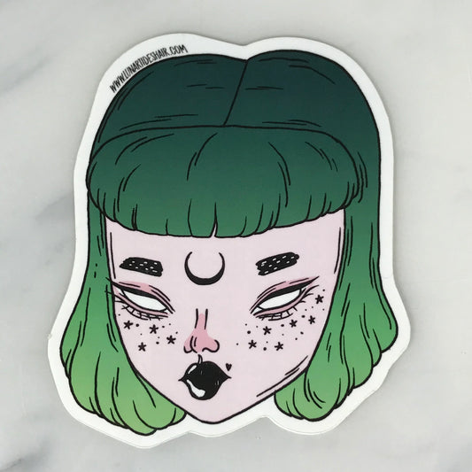 WITCH BABE STICKER
